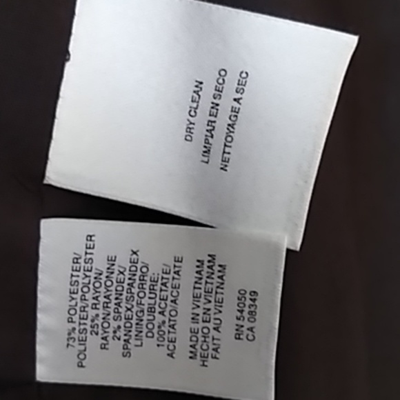 Anne Klein brown blazer 14W - Picture 5 of 7